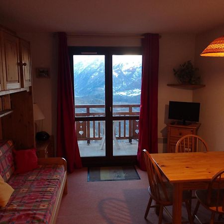 Studio Coin Montagne A Auris En Oisans Avec Vue Magnifique 외부 사진