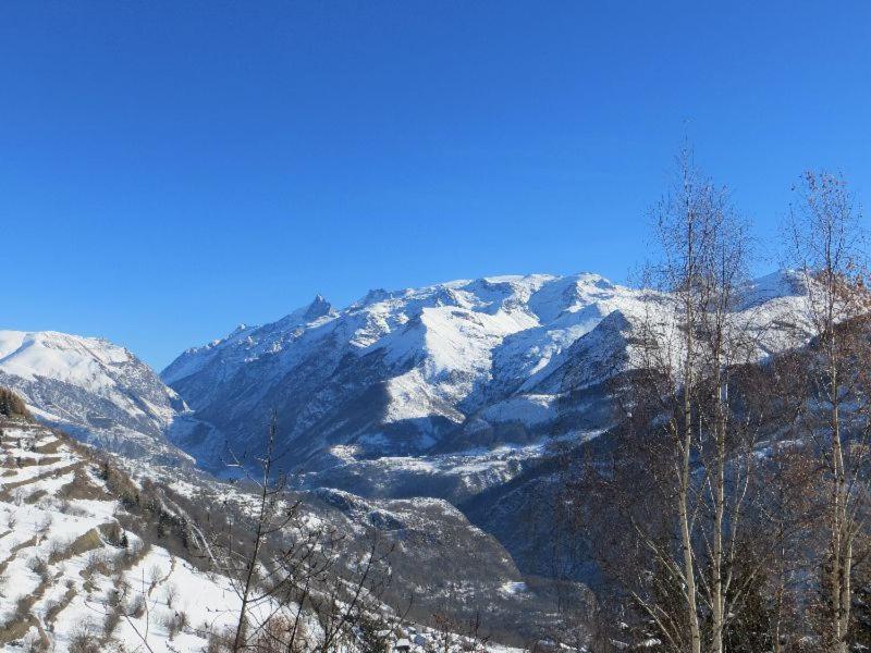 Studio Coin Montagne A Auris En Oisans Avec Vue Magnifique 외부 사진